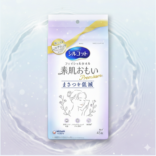 "シルコット フェイシャルタオル素肌おもいプレミアム"  お得なまとめ買い（送料込み）